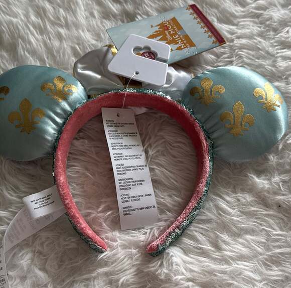 Disney Parks Minnie Mouse The Main Attraction King Arthur Carrousel Ear Headband